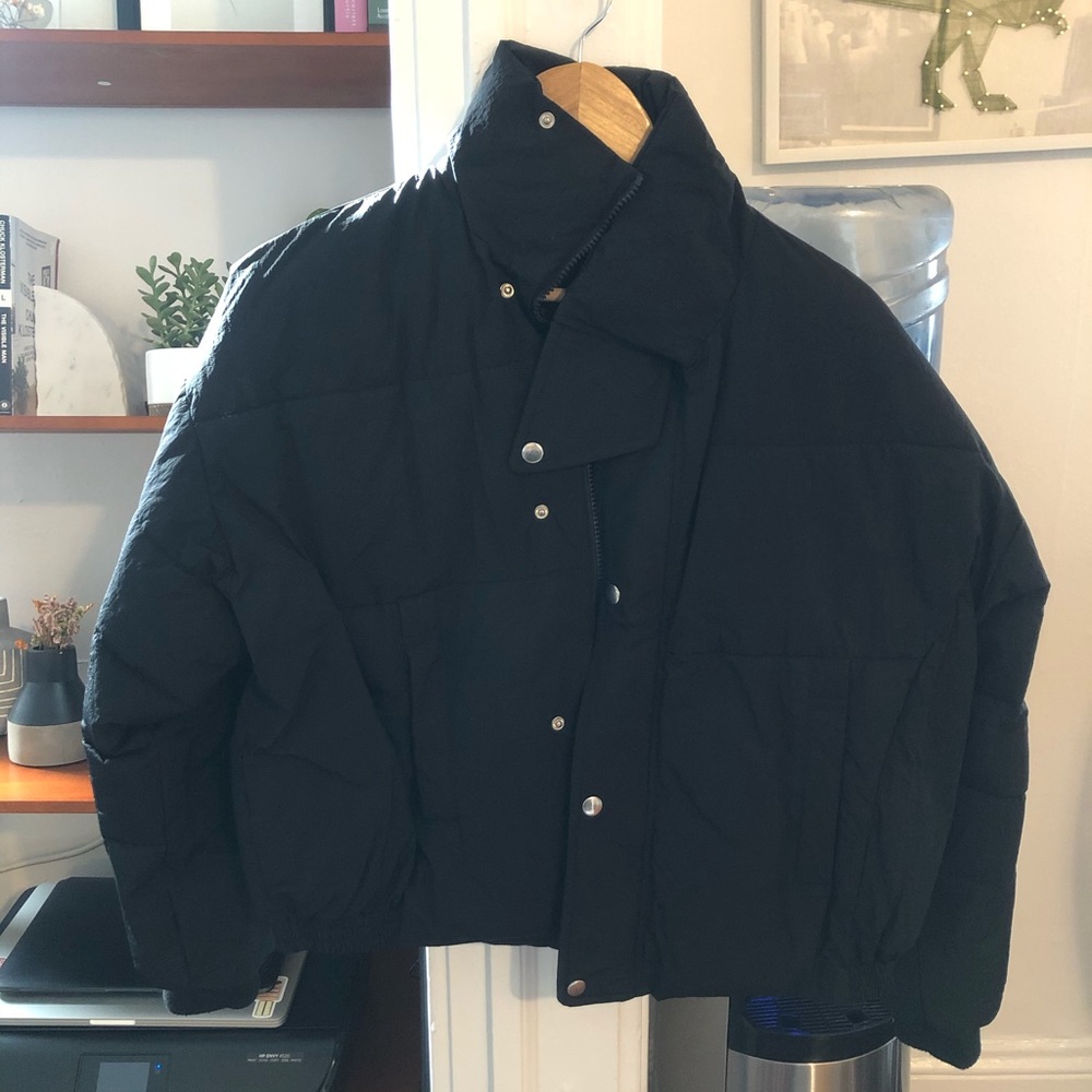 Free People Puffer Bomber
